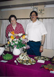 Picture of Culinary Group members Jim Richards and Bob Hosh in 1991