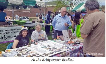 Picture of our volunteers at the Bridgewater EcoFest